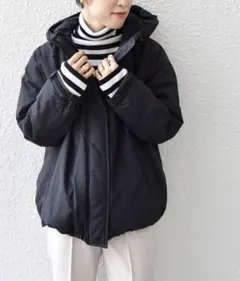 【お値下げ中】SHIPS any パフフーディー ショートジャケット