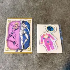 ジョジョ ジョルノ ブチャラティ アクリルキーホルダーコレクション ミニカード