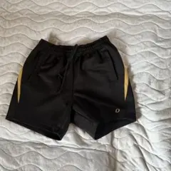 IGNIO バレーボールパンツブラック/ゴールドアクセント付きレディースL