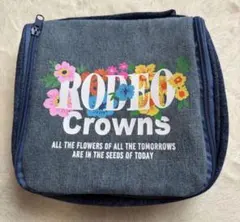 RODEO Crowns デニムポーチ　トラベルポーチ　ロデオクラウンズのサムネイル