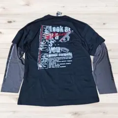 【新品】BADBOY バッドボーイ レイヤード風 長袖Tシャツ 黒 2Lのサムネイル