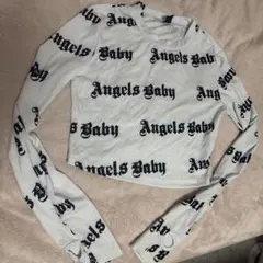 Angels Baby クロップド長袖トップス