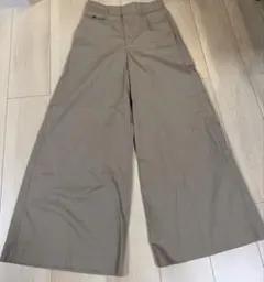 techichi ベージュ ガウチョパンツ ワイドパンツ