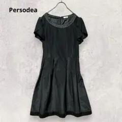 persodea 頂級系列 洋裝 L 黑色 短袖 正式