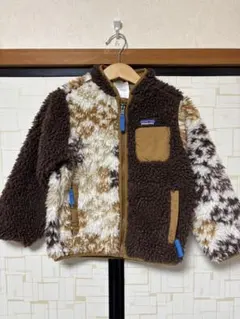 Patagonia フリースジャケット レトロX ブラウン　4T