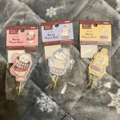 ちいかわ 木製マグネットフック 3個セット