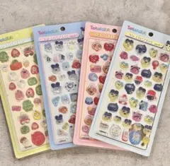 たまごっち ボンボンドロップシール　4枚セット　まとめ売り3Dステッカー