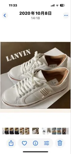 LANVIN ホワイトスニーカーのサムネイル