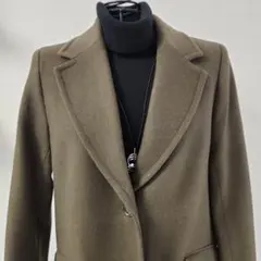 ロングコート オリーブグリーン