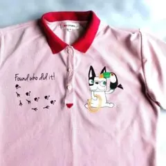 M.U SPORTS レディース ゴルフウェア ポロシャツ ピンク 44のサムネイル