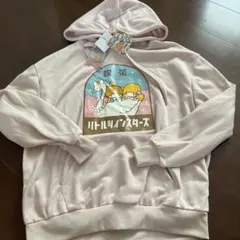 リトルツインスターズ　キキララ　パーカー　レトロ　ドンキ　M