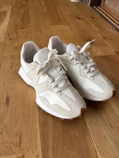 New Balance 327 25cm 白ベージュ 箱あり