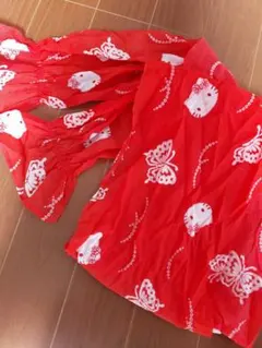 キティちゃん浴衣帯　日本製