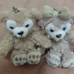 ダッフィー & シェリーメイ　ぬいぐるみ　キーホルダー