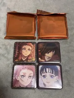 鬼滅の刃 繋がるスクエア缶バッジ 義勇の羽織②