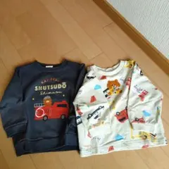 トミカ 長袖トレーナー 2枚セット（おまけ付き）