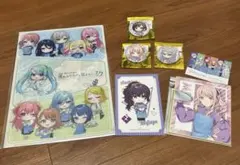 プロセカ タワレコラボカフェ 缶バッジ ポストカード クリアファイル ステッカー