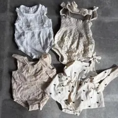 SHEIN ロンパースセット 0-3m