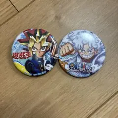 陽*様 缶バッジ ジャンプビクトリーカーニバル ルフィ ニカ　遊戯王 非売品
