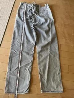 最終値下げ ライトブルー ストレートデニム ジーンズ L