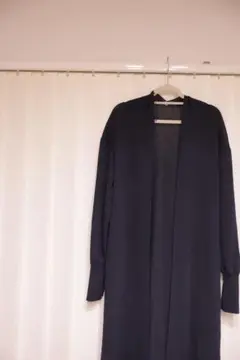 ロングカーディガン　Mサイズ　薄手　スリット