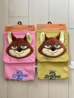 ズートピア2 ニック　トイレットペーパーホルダー 2個セット　しまむら