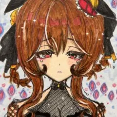 ウマ娘 ファンアート 手描きイラスト アナログ ジェンティルドンナ
