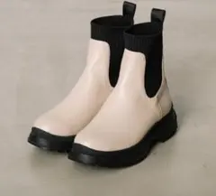 MARECHAL TERRE◆サイドゴアブーツ　グレイッシュベージュ　サイズ37