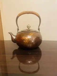 ⭐️煎茶道具 銀瓶 急須 茶道 やかん ヤカン アンティーク Japanese Amazon | 帰銀堂 GuiYinTang 煎茶道具 手作り銀瓶 純銀999