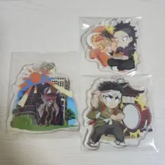 鬼滅の刃 ご当地イラストアクリルチャーム福岡 不死川玄弥 悲鳴嶼行冥 半天狗