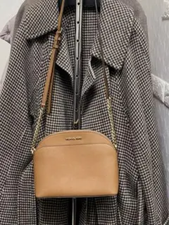 マイケルコース　ショルダーバッグ　キャメル