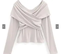 クロスドレープトップス gn419