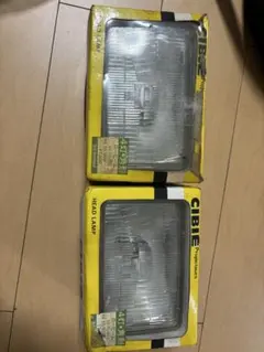 CIBIE ヘッドランプ 2個セット 未使用 XT200 CIBIE SSリミテッド ヘッドライト 角 6V RZ DT XT