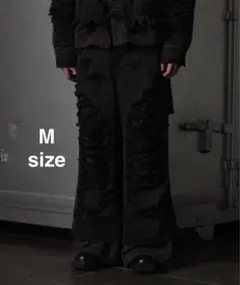 GRANCY スウェットドッキングダメージデニム　M