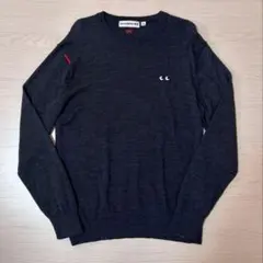 ユニクロ アニヤハインドマーチ　メリノクルーネックセーター グレー XL