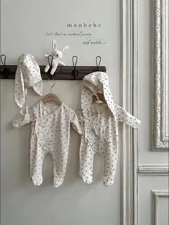 MONBEBE ロンパース うさみみ