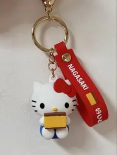 ハローキティ　キーホルダー　長崎　カステラ