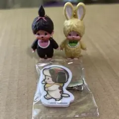 アルプスの少女ハイジ　ヨーゼフ　モンチッチ　チムタン キーホルダー　ガチャ