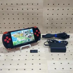 動作品 / 点検・整備済み psp3000 本体 ブラック×レッド（付属品あり）