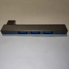 USB 3.0 ハブ 3ポート グレーのサムネイル