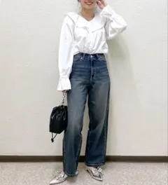ローリーズファーム　フリルブラウス