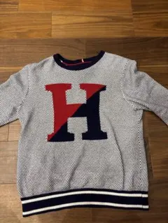 TOMMY HILFIGER Hロゴ セーター Mサイズ