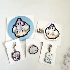 ドズル社 おらふくん　アベイル 5点セット 缶バッジ クリップ チャーム