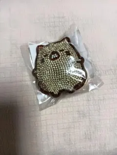 すみっコぐらし　きらきらラインストーンキーホルダーネコ