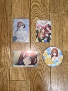 5等分の花嫁 中野三玖ブロマイドとバッジセット
