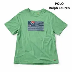 POLO Ralph Lauren 星条旗デニムパッチワーク Tシャツ