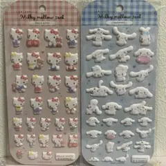 国内正規品 ミルキーメロウシール ハローキティ シナモロール サンリオ