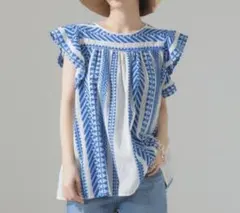 DemiLuxeBEAMS Devotion TWINS ジャカード ブラウス