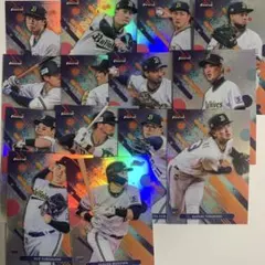 topps finest オリックス　リフラクター　14枚