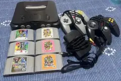 NINTENDO64 本体 コントローラー2個 ゲーム6本　動作確認済み